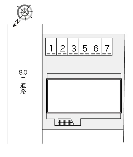 堺市北区百舌鳥梅町 月極駐車場